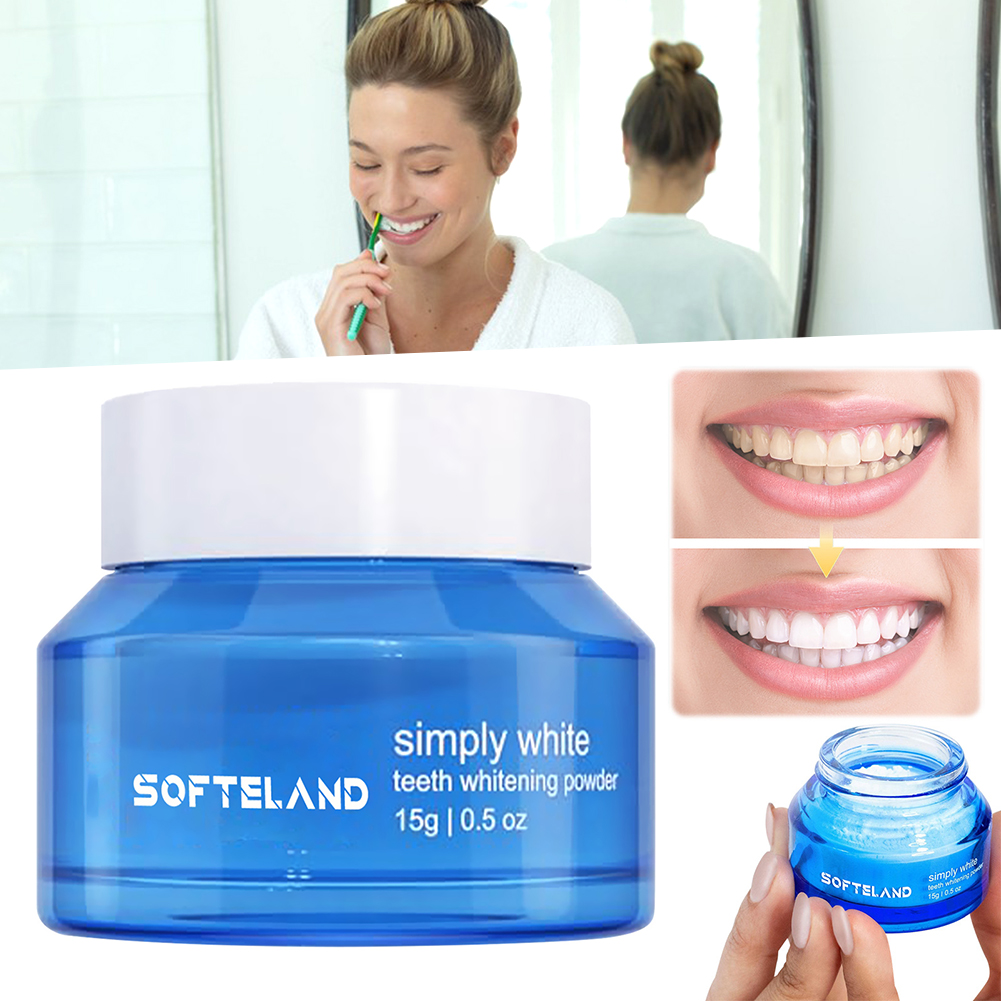Teeth Whitening Promotion - Polvere sbiancante per denti da 15