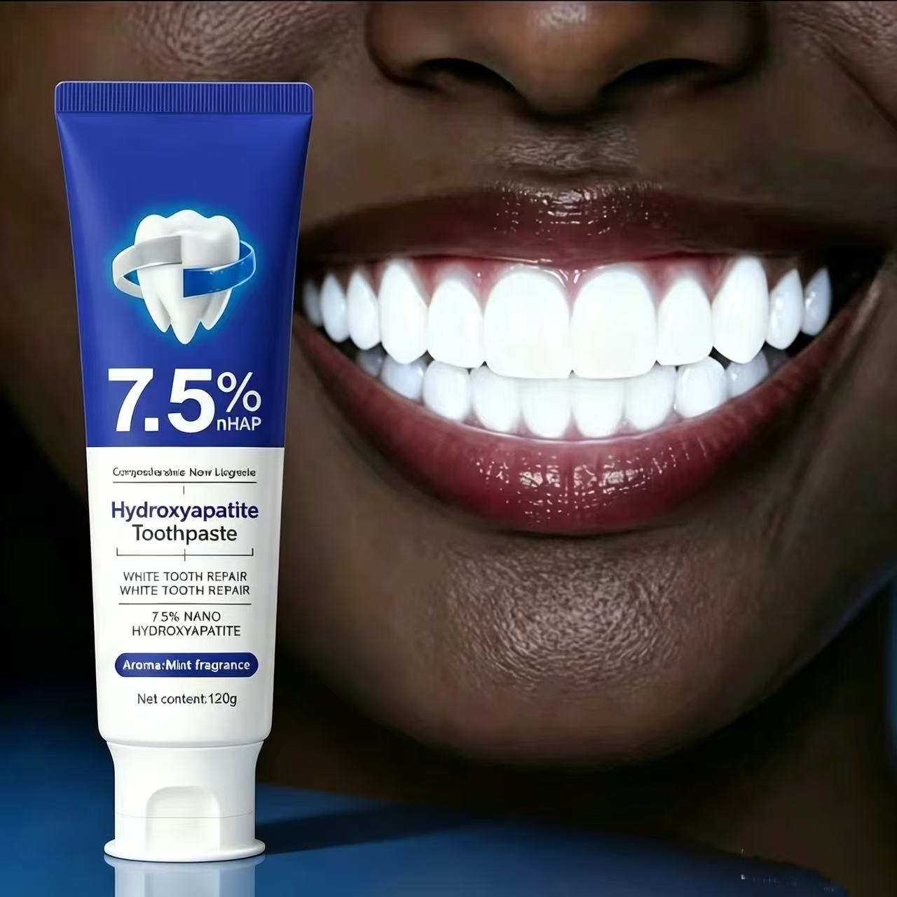 Teeth Whitening Toothpaste - Dentifricio con 7,5% di Nano-Idrossiapatite per
