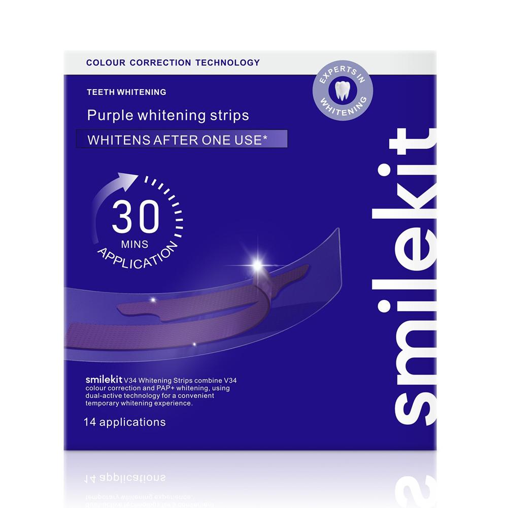 Teeth Whitening At Home - ﻿ Strisce Sbiancanti per Denti Smilekit