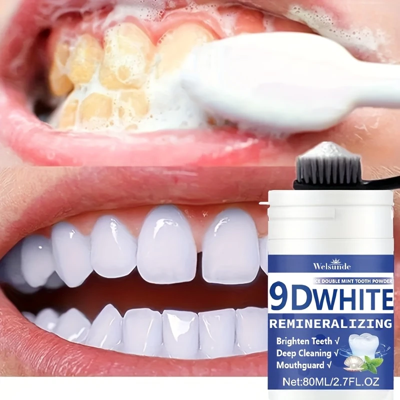 Teeth Whitening Levels - Polvere Dentifricia Remineralizzante 9D con Idrossiapatite,