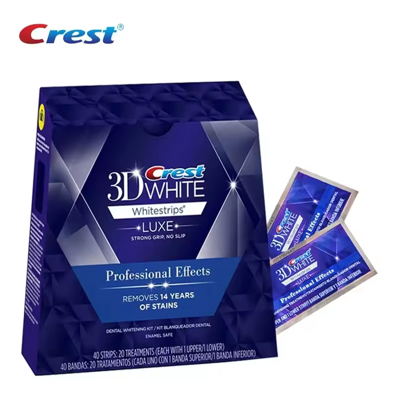 Teeth Whitening Effects - Strisce Sbiancanti Crest 3D White Luxe,
