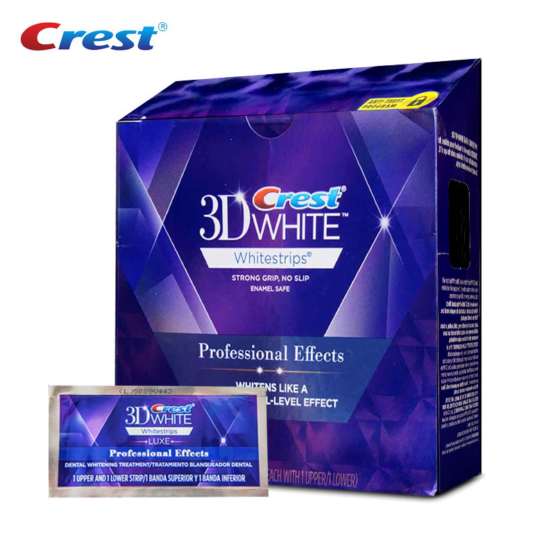 Teeth Whitening Effects - Stemma originale 3D Whitestrips strisce sbiancanti