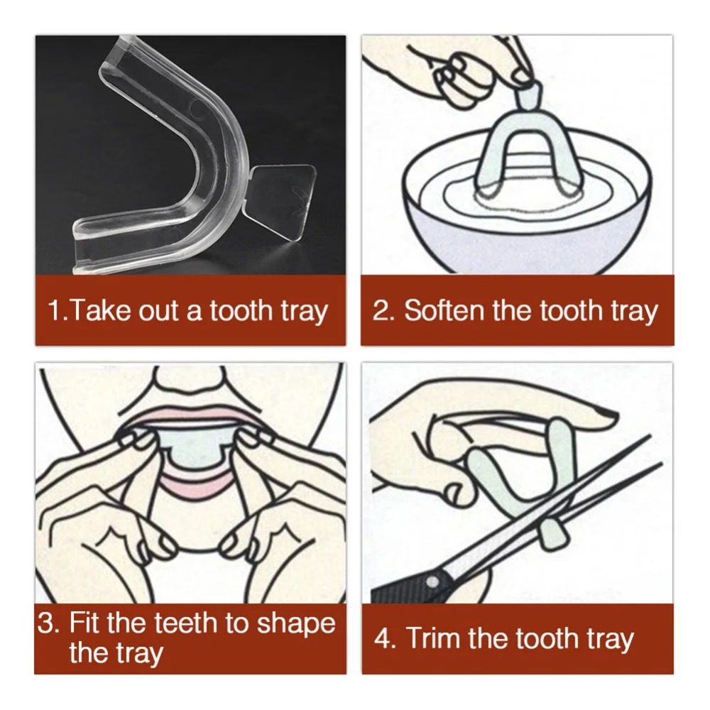1-4 Pezzi Paradenti Anti-Russa - Teeth Whitening Mouth Guard recensione e prezzo