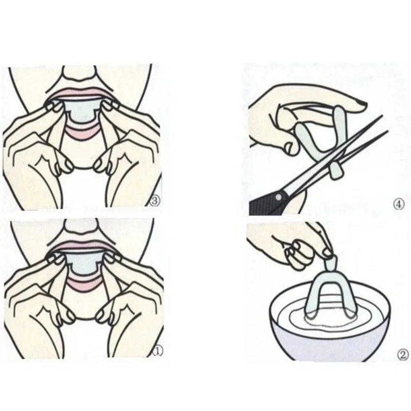 1/3/6 paia di paradenti in sil - Teeth Whitening Mouth Guard recensione e prezzo