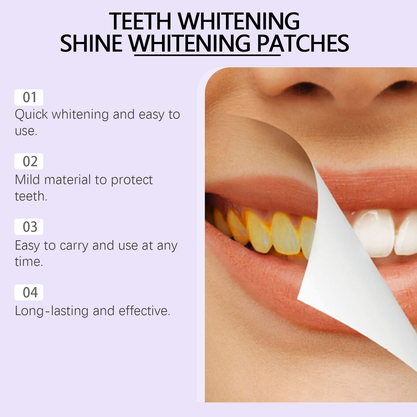 Strisce sbiancanti per denti v - Teeth Whitening At Home recensione e prezzo