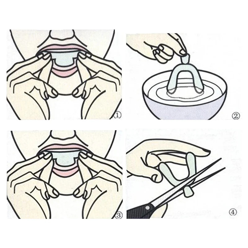 1/8pc Bocca Guard EVA Protezio - Teeth Whitening Mouth Guard recensione e prezzo